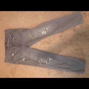 Gray express jeans